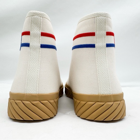 Gucci Interlocking G Logo Canvas High Top Sneakers - Picture 11 of 16